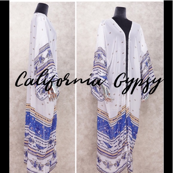 Western Thunderbird Boho Duster Coverup - Picture 2 of 15
